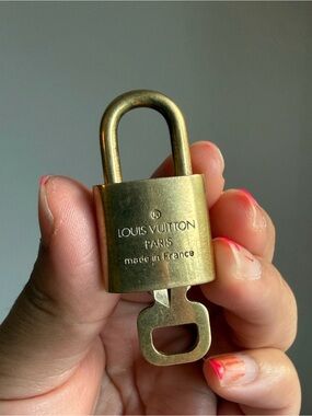 Authentic Rare Louis Vuitton Lock and Key #319